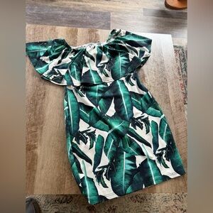 Bodycon off shoulder summer dress XL